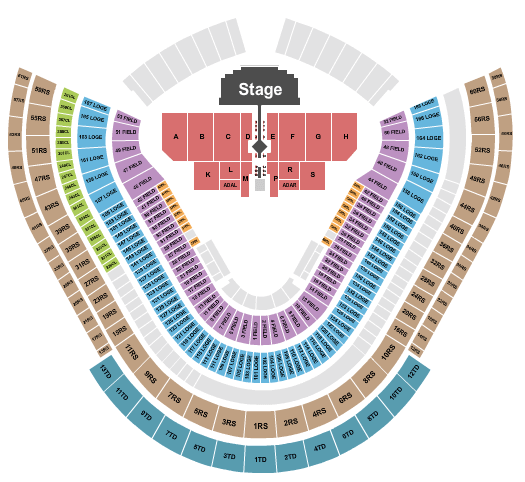 Dodger Stadium Fuerza Regida Seating Chart